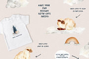 Kids clipart - watercolor baby sheep, an Animal Illustration by SparklePixieStudio (Thumbnail 4 of 8)