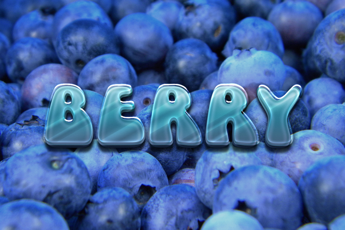 3D Fruit Text Styles for Photoshop, a Layer Style Add-On by Creativenauts (Photo 5 of 6)