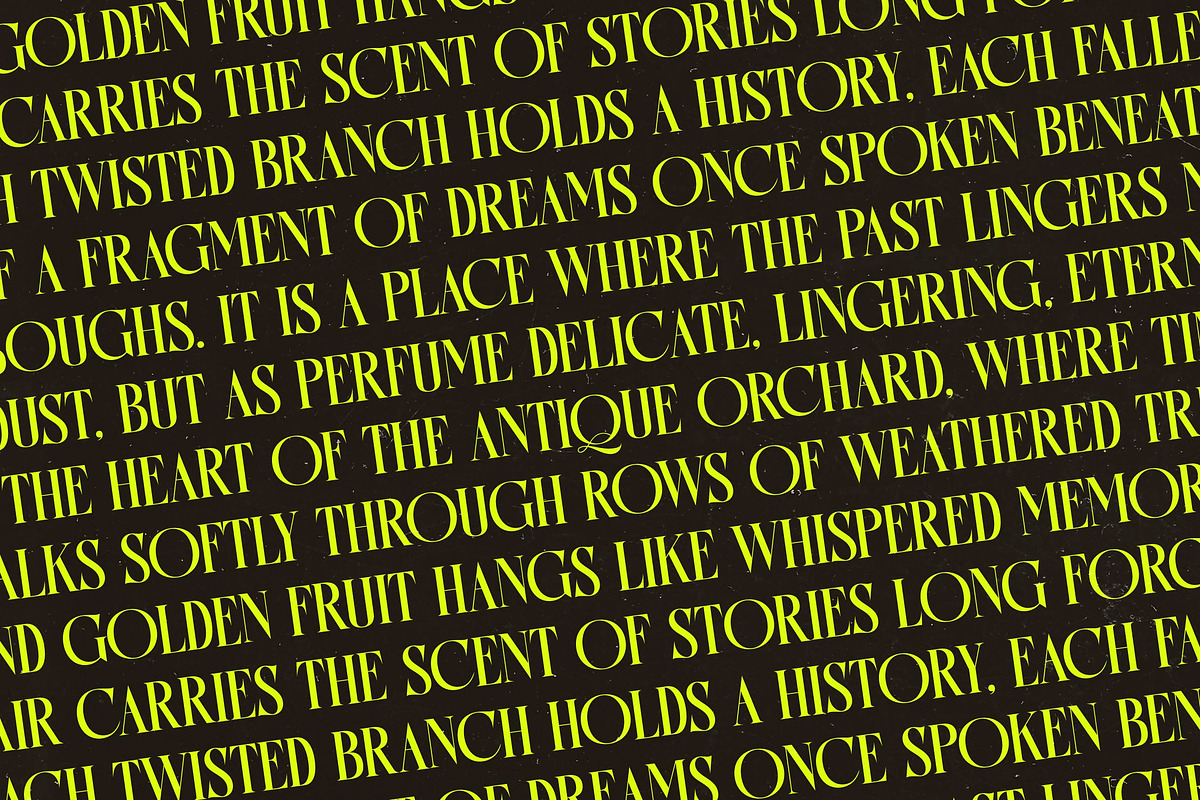 Antique Orchad Hybrid Serif Font, a Serif Font by timelesstype.co (Photo 15 of 20)