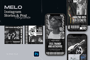Hype Instagram Template - Melo