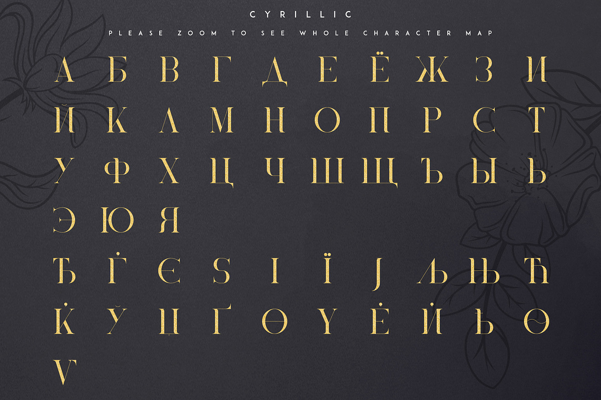 SALE! Black Gold serif typeface, a Serif Font by VP Fonts (Photo 18 of 25)