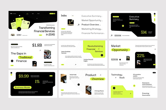 Financial Technology Powerpoint preview 6