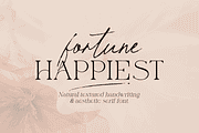 Fortune Happiest - Script Serif Duo, a Script Font by Letteratom (Thumbnail 1 of 12)