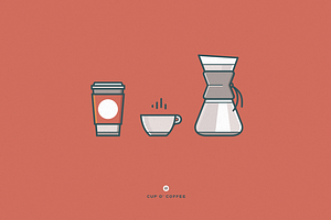 Cup O' Coffee Icon Set