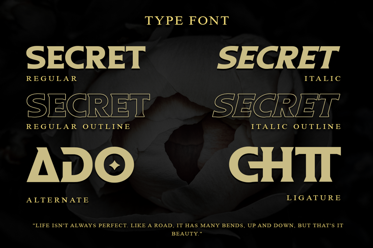 Chrafest - A Modern Typeface, a Serif Font by Meizzaluna Design (Photo 4 of 10)