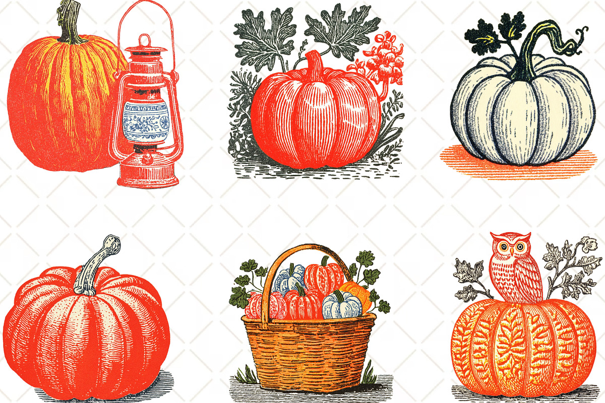 Pumpkin Hand Drawn Fall, an Illustration by Black Bird Studio (Photo 6 of 6)