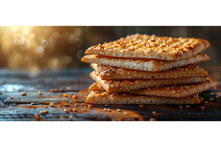 Matzoh is a Jewish holiday bread, a Holiday Photo by ZinetroN