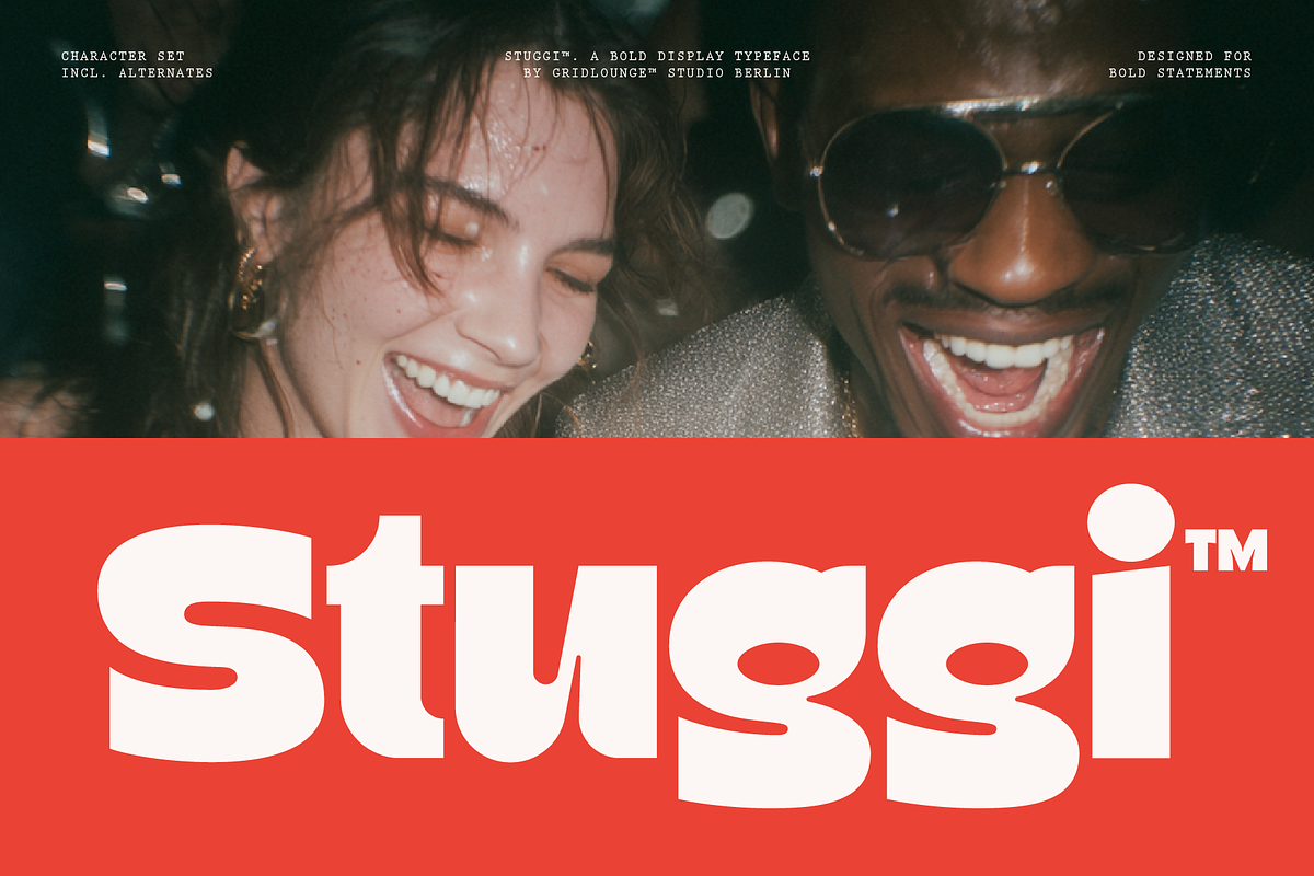 Stuggi – Modern Display Font, a Sans Serif Font by Gridlounge (Photo 2 of 17)