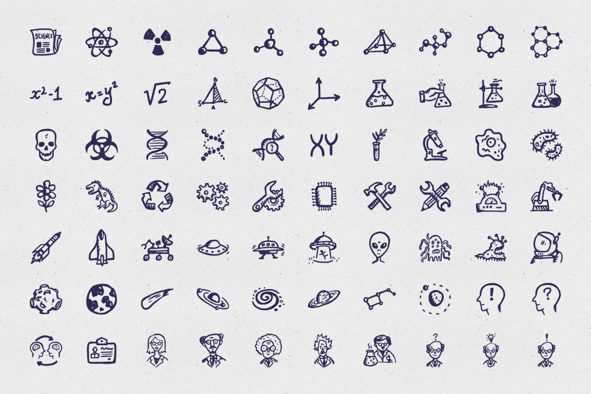 Brainy Icons Font preview 5