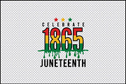 Celebrate 1865 Juneteenth SVG, an Object Graphic by BeeCraftR (Thumbnail 2 of 2)