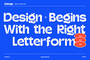 Gatega - Modern Inktrap Sans Family, a Sans Serif Font by agnyhasyastudio (Thumbnail 3 of 16)
