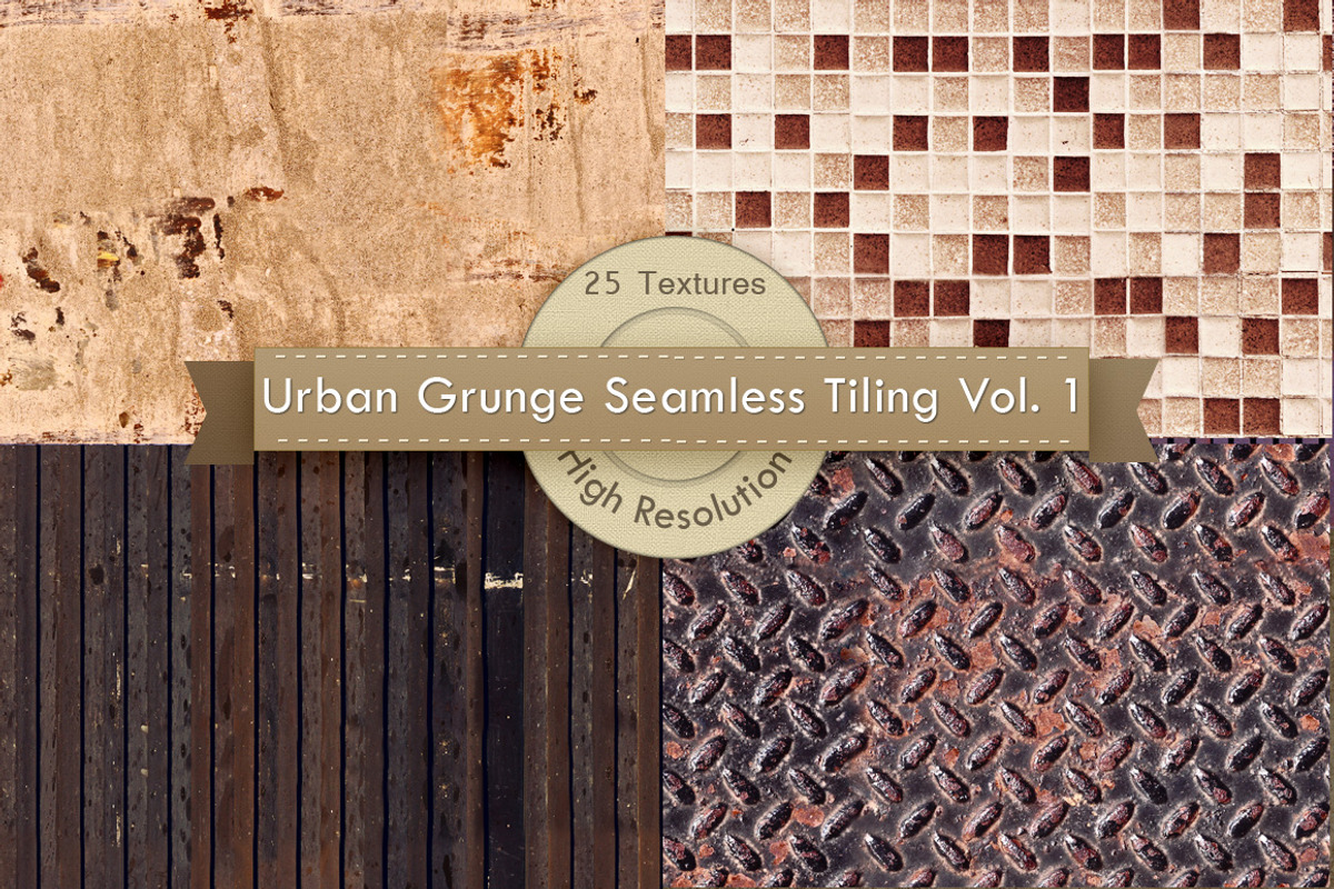 Urban Grunge Tiling Textures preview 3