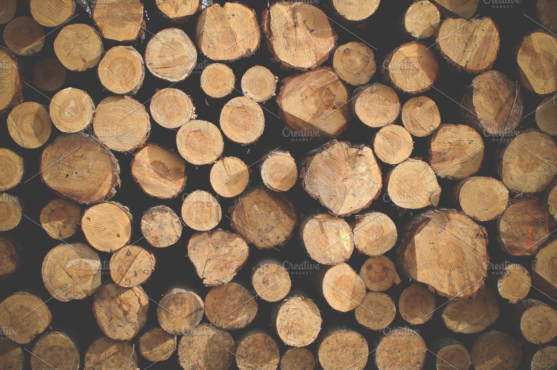Wooden Pile Featuring Wooden Wood And Pile