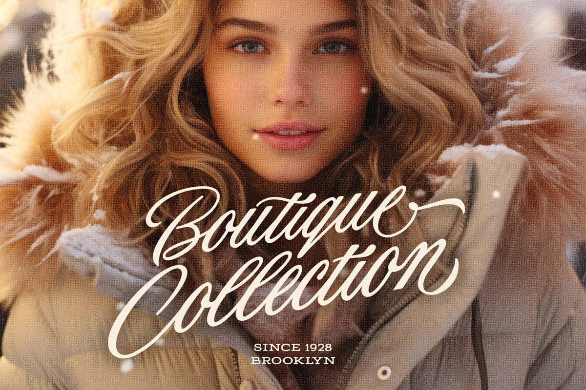 The Original - Retro Script, a Script Font by Blessed Print (Photo 9 of 19)