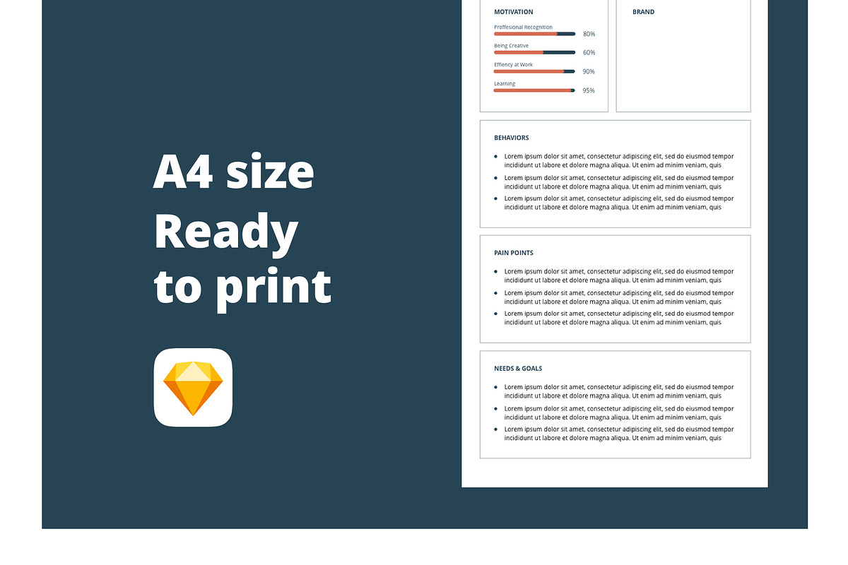 UX Kit - User persona, a Templates & Theme by RedRiver Studio (Photo 2 of 5)