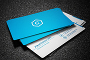 Simple Corporate Business Card 47, a Business Card Template by ND Design (Thumbnail 1 of 7)