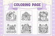Garden Corners Coloring Book, a Decorative Illustration by HueNestify (Thumbnail 3 of 4)