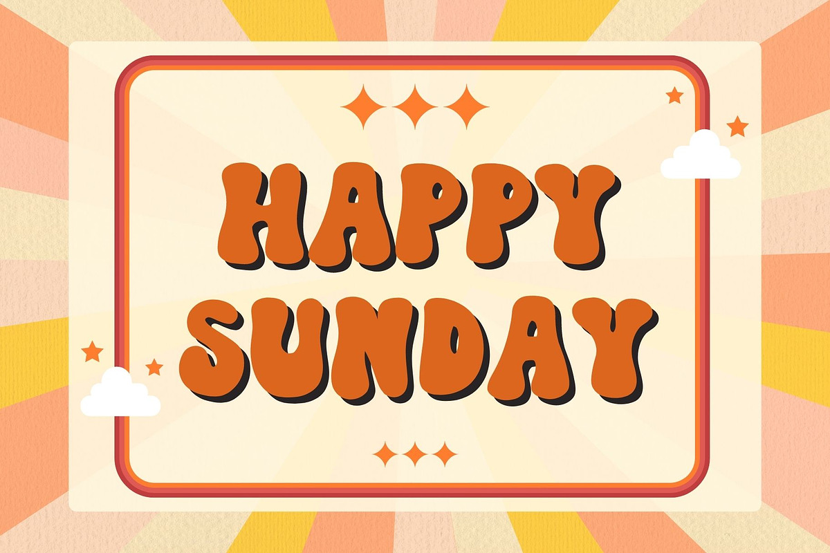 Groovy Night is a cool groovy font, a Handwritten Font by Brown Cupple (Photo 4 of 7)
