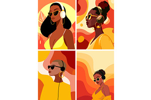 Female avatar cartoon vector, an Object Illustration by Onyx