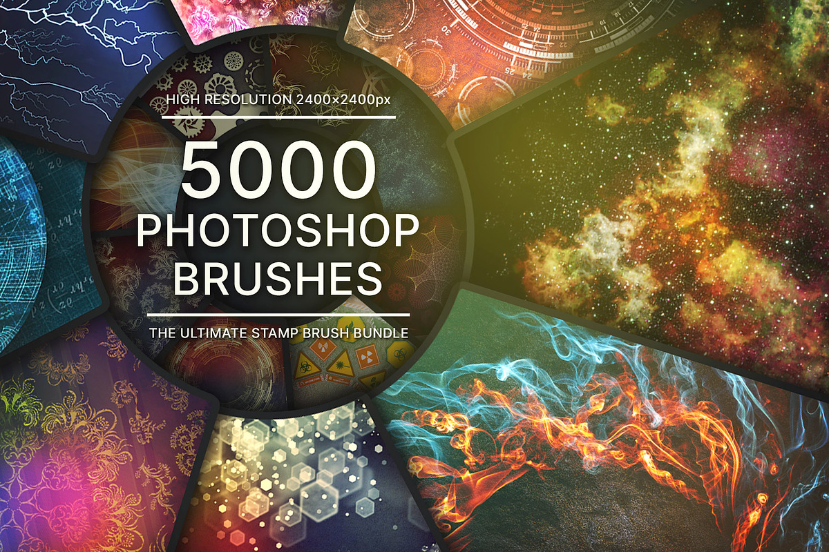 5000+ Photoshop Brushes, a Brush Add-On by xresch (Photo 1 of 40)