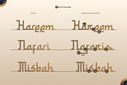 Ar Rihala | Arabic Typeface, a Script Font by Denustudios (Thumbnail 5 of 12)