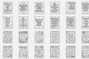 140 Vector Quotes Coloring Pages