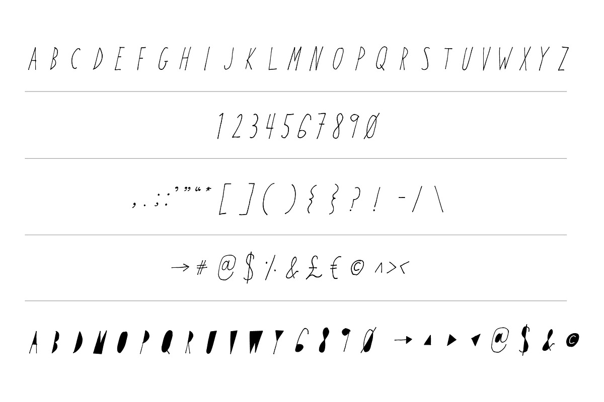Time Will Tell Display Font preview 7