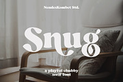 Snug - playful chubby serif font, a Serif Font by NendesKombet Studio (Thumbnail 1 of 12)