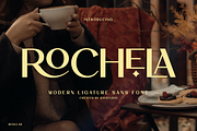 Luxury Ligature Sans Serif - Rochela, a Sans Serif Font by Say Studio (Thumbnail 1 of 11)