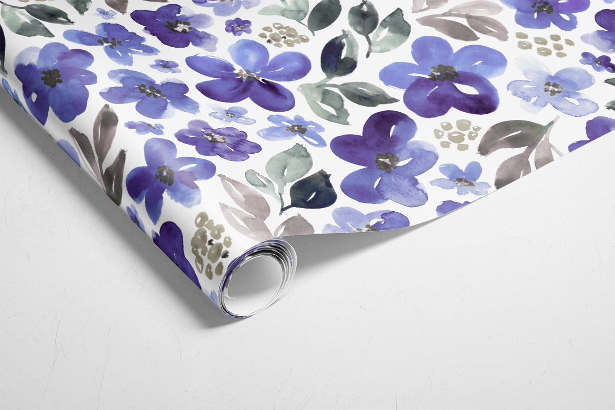 Violet, sage and brown, a Pattern Graphic by Anya-D (Photo 4 of 5)