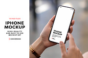 iPhone Mockup, an iPhone Mockup by UnicDesign (Thumbnail 1 of 14)