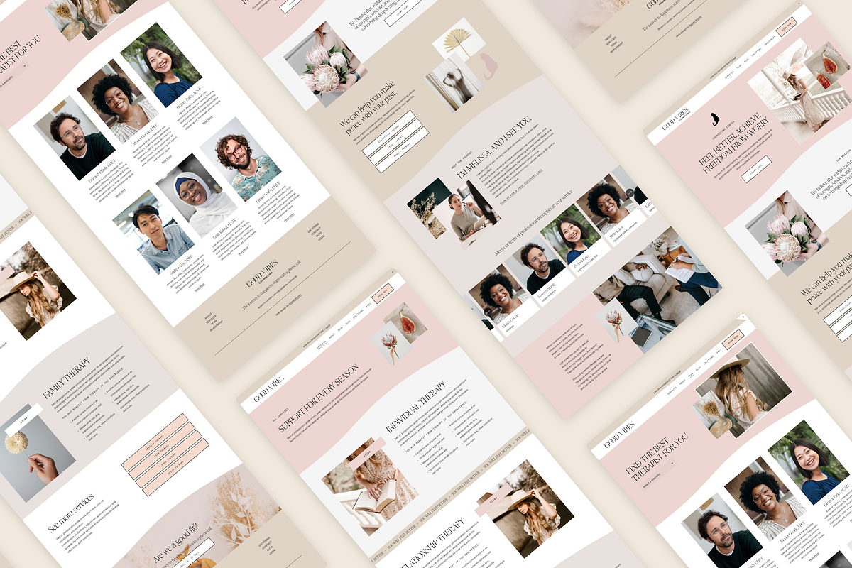 Squarespace Template: Good Vibes, a Squarespace Template by Applet Studio (Photo 3 of 5)