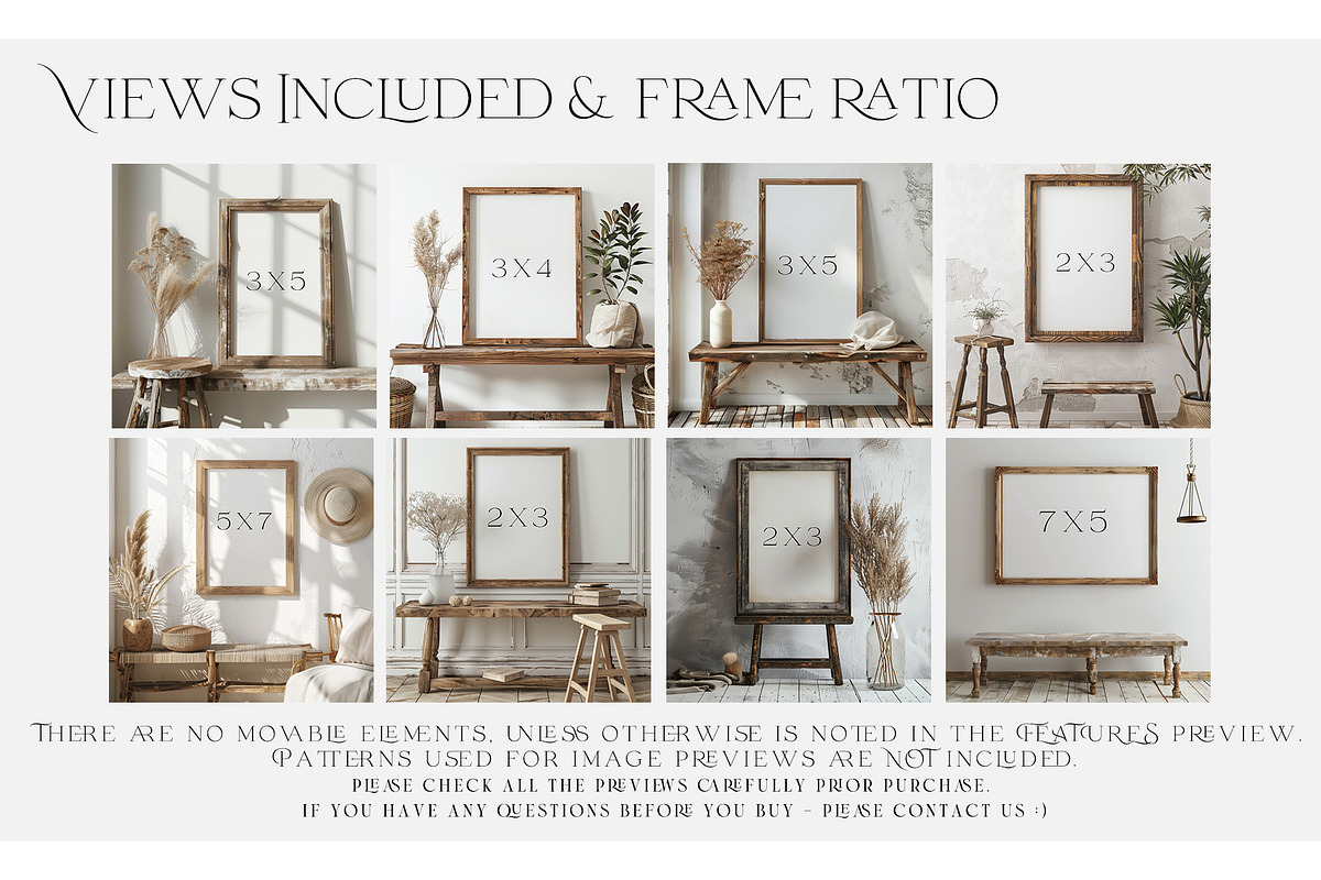 Frames PNG Mockups Various Sizes, a Household Mockup by mock-ups (Photo 2 of 13)