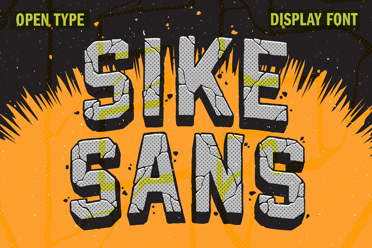 Sike Sans Font, a Sans Serif Font by Joshua Swain (Photo 9 of 9)