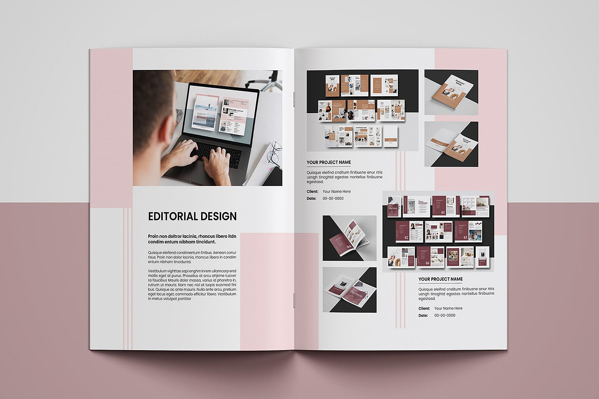 Design Portfolio Template, a Brochure Template by Template Shop (Photo 6 of 11)