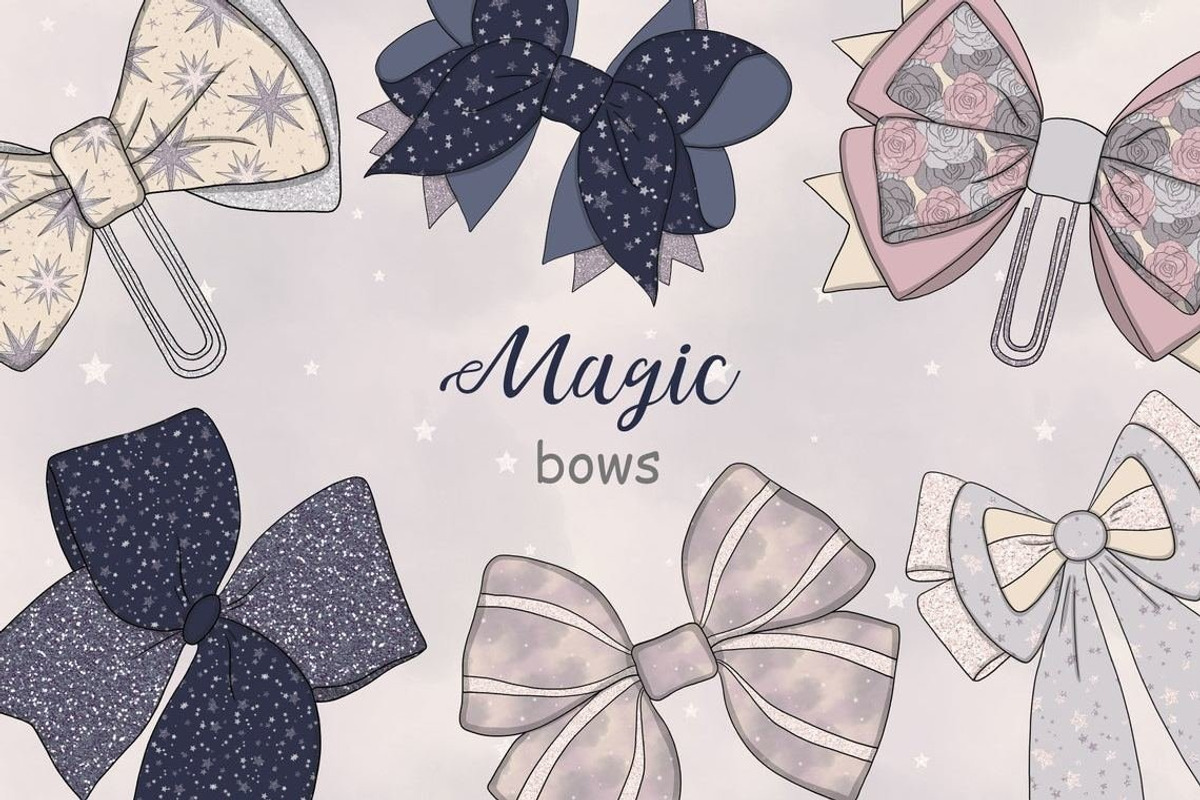 Magic Bows, an Object Illustration by GlamArtZhanna (Photo 3 of 3)