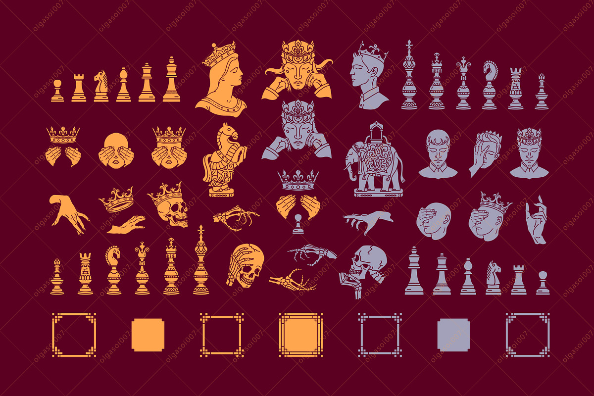 Chess. The Queen's Gambit, a Decorative Illustration by OlgaSoi007 (Photo 2 of 9)