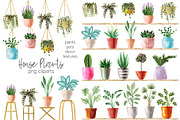 Watercolor House Plant. Urban Jungle, a Decorative Illustration by Slastick (Thumbnail 2 of 5)