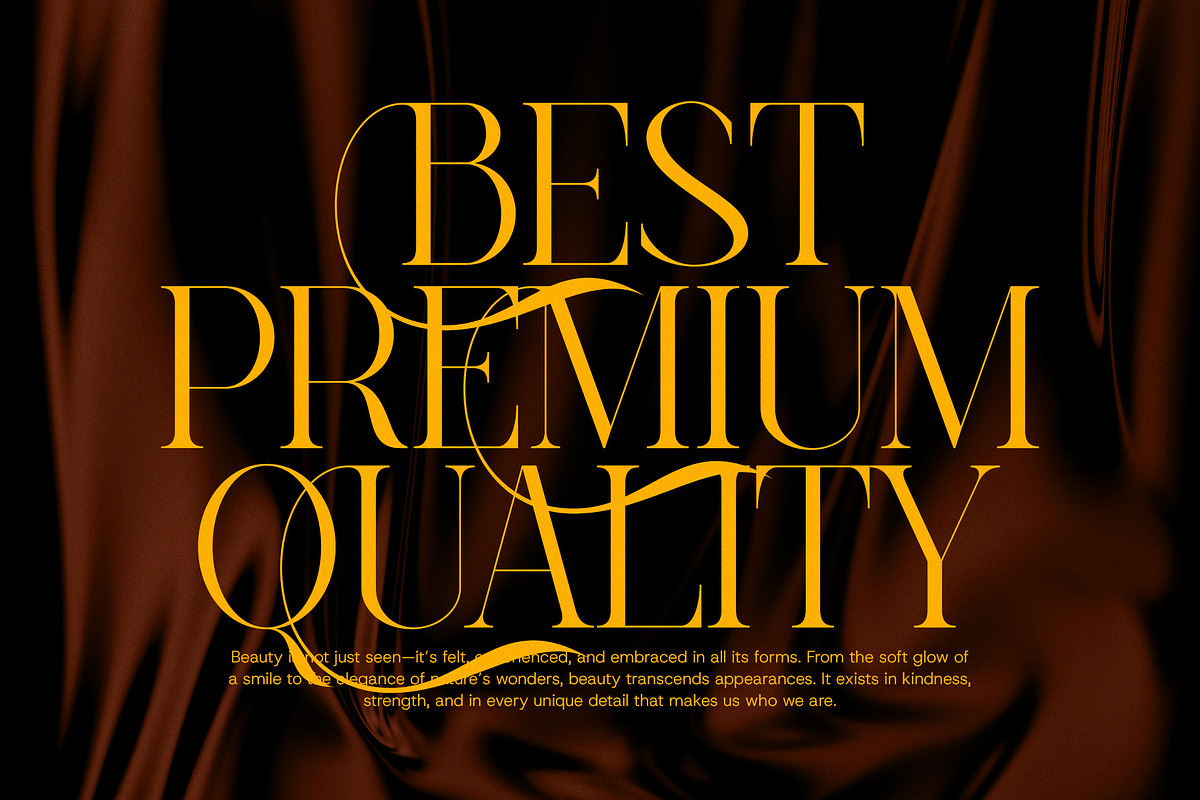 Last Rucyka Stylish Serif Font, a Serif Font by Graphicxell (Photo 7 of 8)
