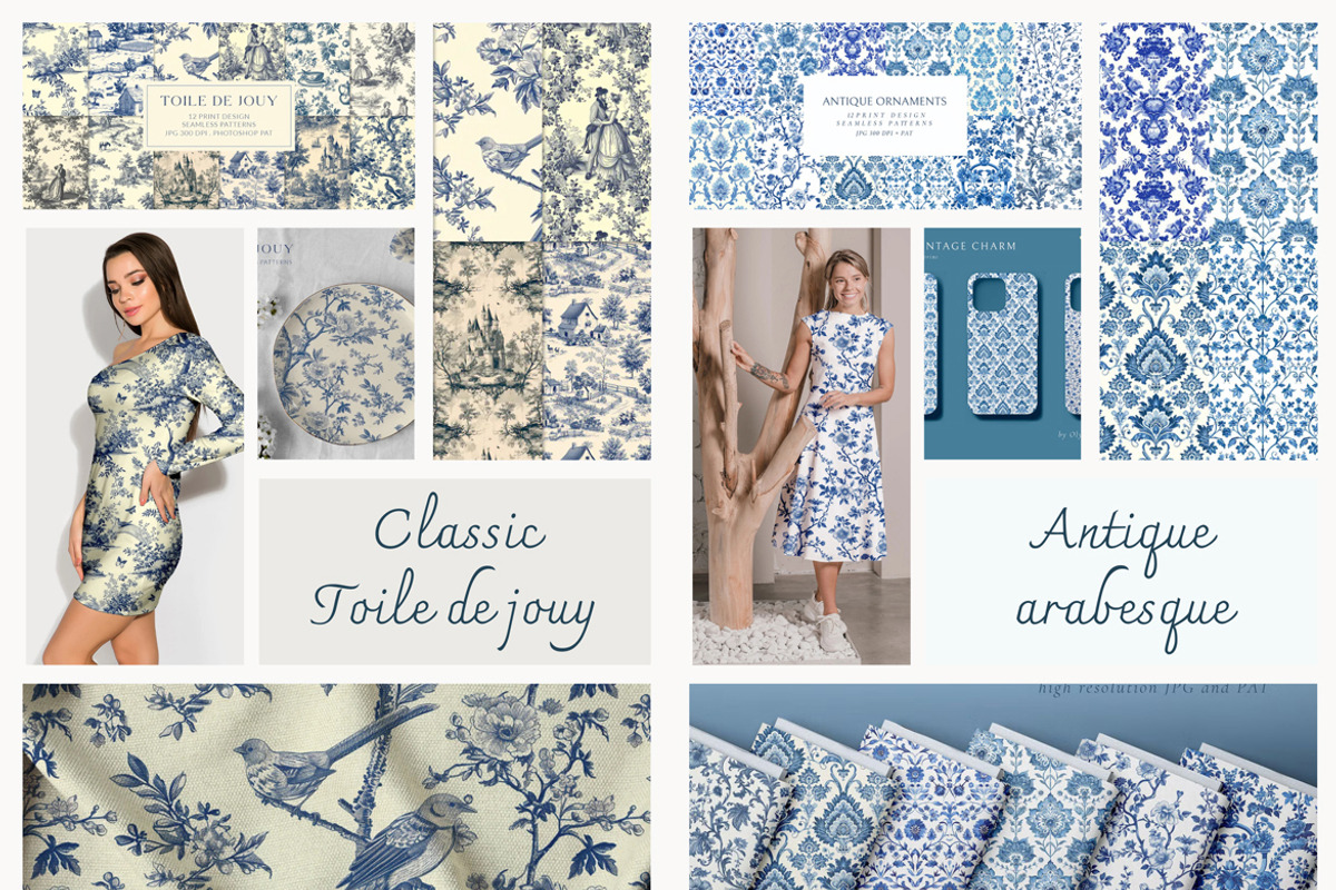 450+ Seamless Patterns Bundle, a Pattern Graphic by Olya Creative (Photo 5 of 11)