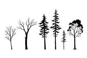 Silhouette Collection, an Illustration by Things for designers