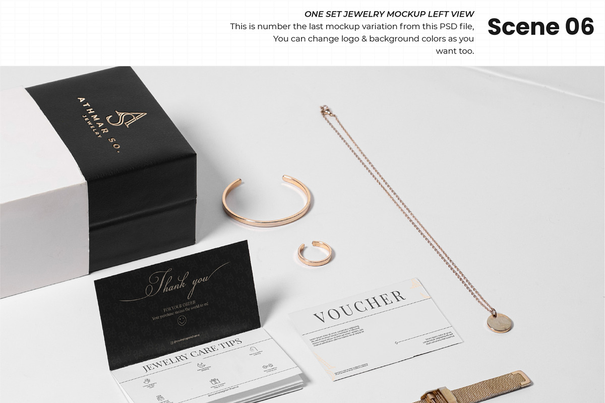 Jewelry or Gift box mockup set, a Packaging Mockup by Assyat (Photo 8 of 8)