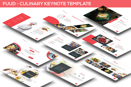 Fuud - Culinary Keynote Template, a Presentation Template by SlideFactory