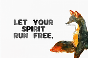 Milk & Honey Watercolor Font, a Symbol Font by gafaroff studio (Thumbnail 5 of 7)