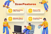 Daily Activity 3D Characters, a Characters & Person 3D Model by Rakata Studio (Thumbnail 2 of 6)