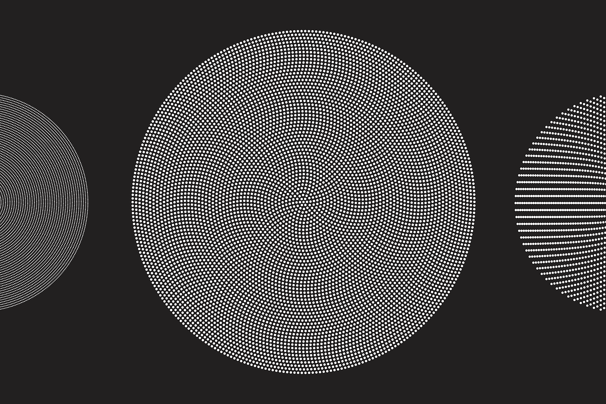 10 Dotted Vector Spirals, an Object Graphic by Trym (Photo 4 of 5)