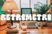 Meltipop Retro, a Sans Serif Font by Dm Studio (Thumbnail 8 of 10)