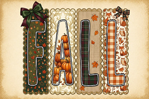 Coquette Fall PNG Fall Sublimation, a Work Illustration by Sublimation Artist
