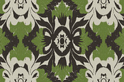 Abstract Floral Ikat Pattern, a Pattern Graphic by PPEthnicDecorPattern (Thumbnail 1 of 5)