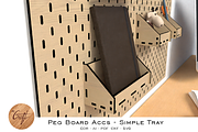 Peg Board Accessories Simple tray, a Templates & Theme by StanleyTirtoutomo (Thumbnail 5 of 10)
